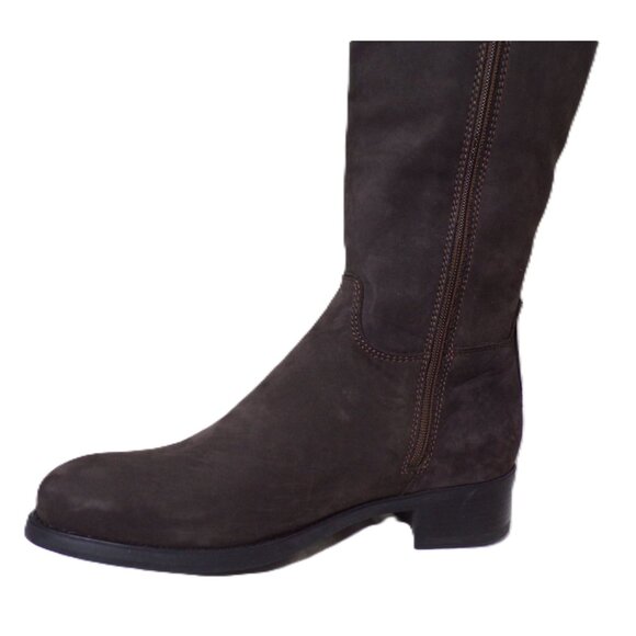 🆕 LA CANADIENNE Love Knee High Lined Waterproof Suede Boot 7 Gray - Picture 10 of 13